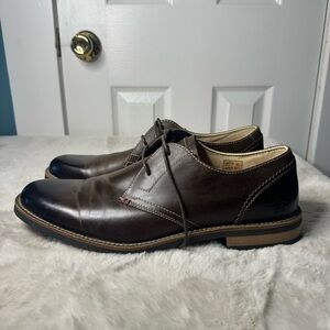 Original Penguin Leather Oxford Dress Shoes – Brown | Size 13